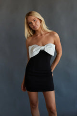 Kylie Bow Mini Dress