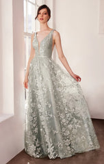 ARIELLE GLITTER TULLE GOWN