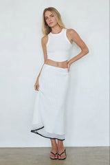 Melissa Polka Dot Midi Skirt
