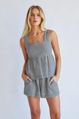 Rowan Gingham Shorts