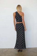 Briar Polka Dot Maxi Skirt