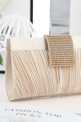 Pink Check Square Handbag