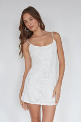 Valeria Velvet Sequin Mini Dress