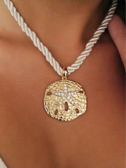 Sand Dollar Pendant Necklace