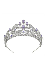 Gold Cubic Zirconia Bridal Tiara
