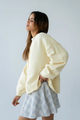 Kaia Knit Cardigan in Butter Yellow