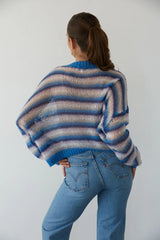 Coraline Loose Knit Striped Sweater