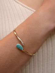 Turquoise Solstice Cuff Bracelet