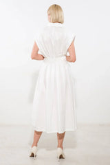 DEEPER CONNECTION DROP SHOULDER DRESS