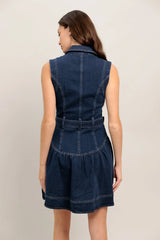 MADE TO FLATTER DENIM MINI DRESS