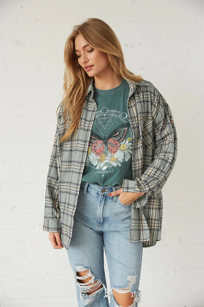Mitchell Plaid Flannel Shirt