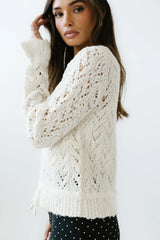 Joseph Knit Sweater in Ivory