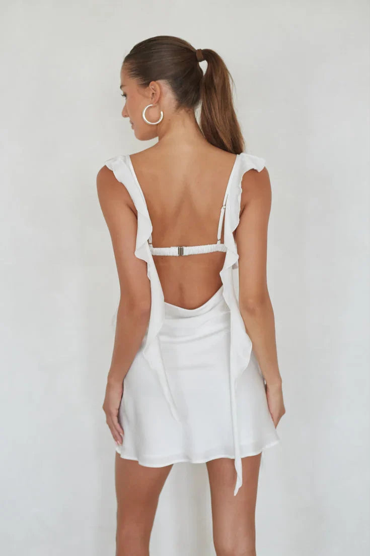 Scheana Ruffle Strap Mini Dress