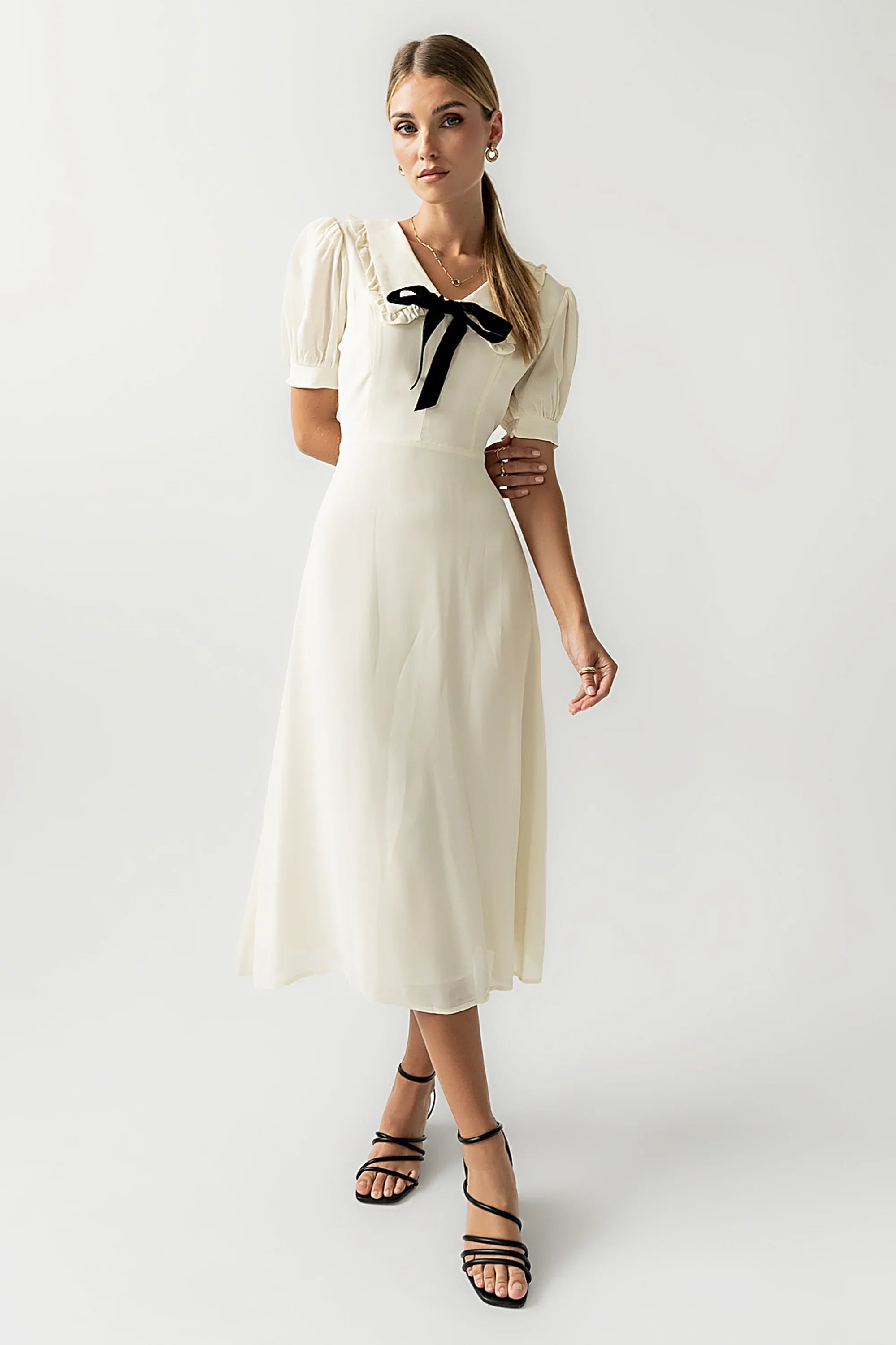 Maren Collared Midi Dress