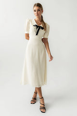 Maren Collared Midi Dress