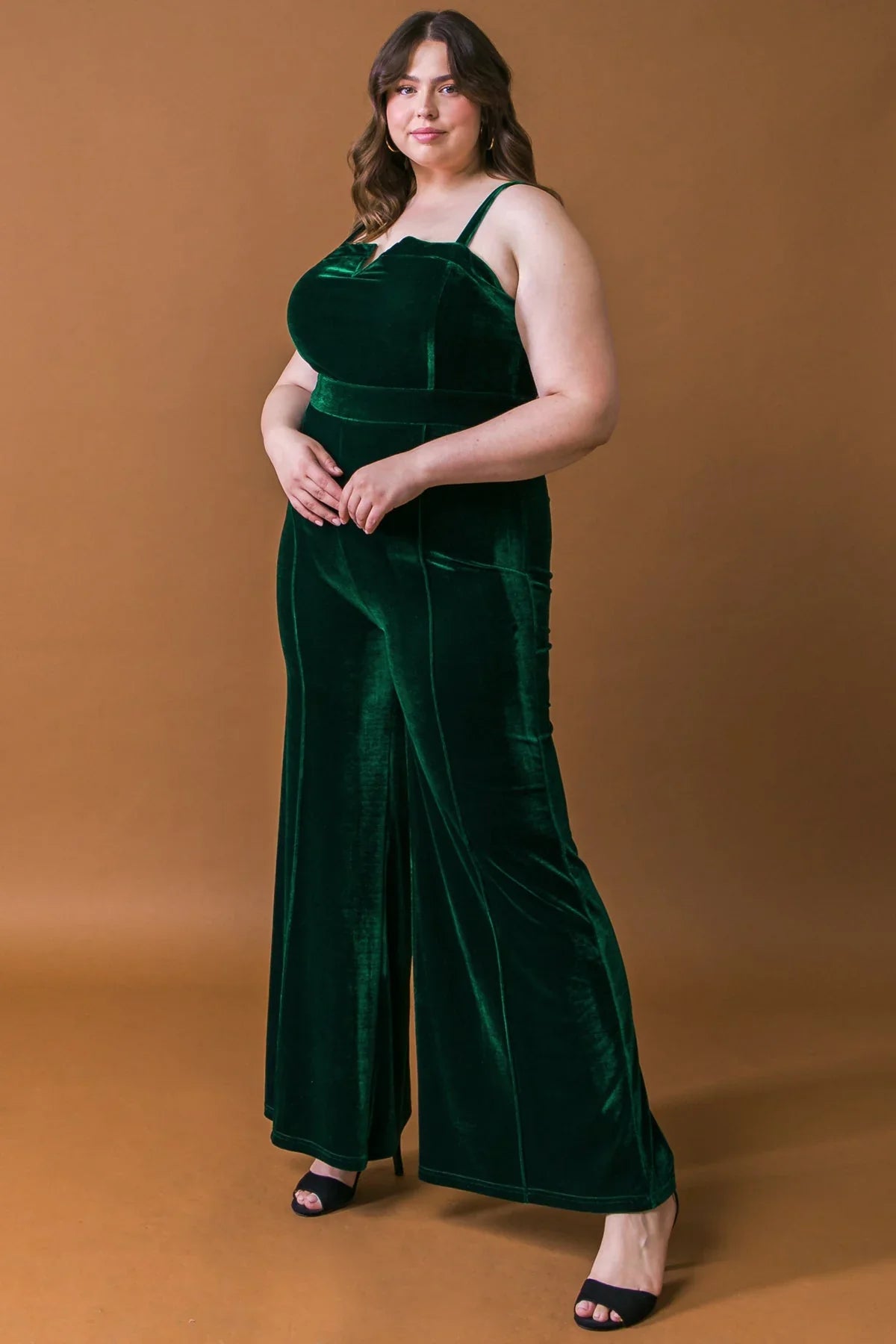 TWILIGHT HOUR VELVET JUMPSUIT