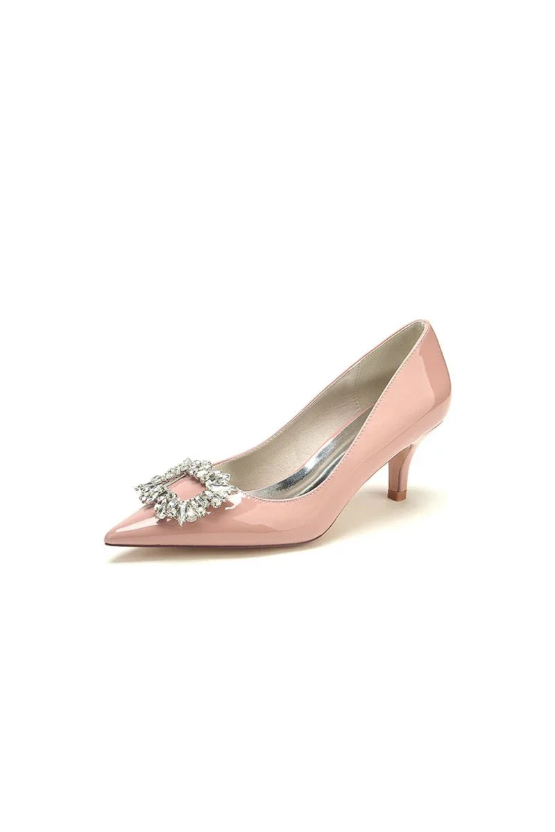 Rhinestone Pointed Toe Stiletto Heel Party Shoes