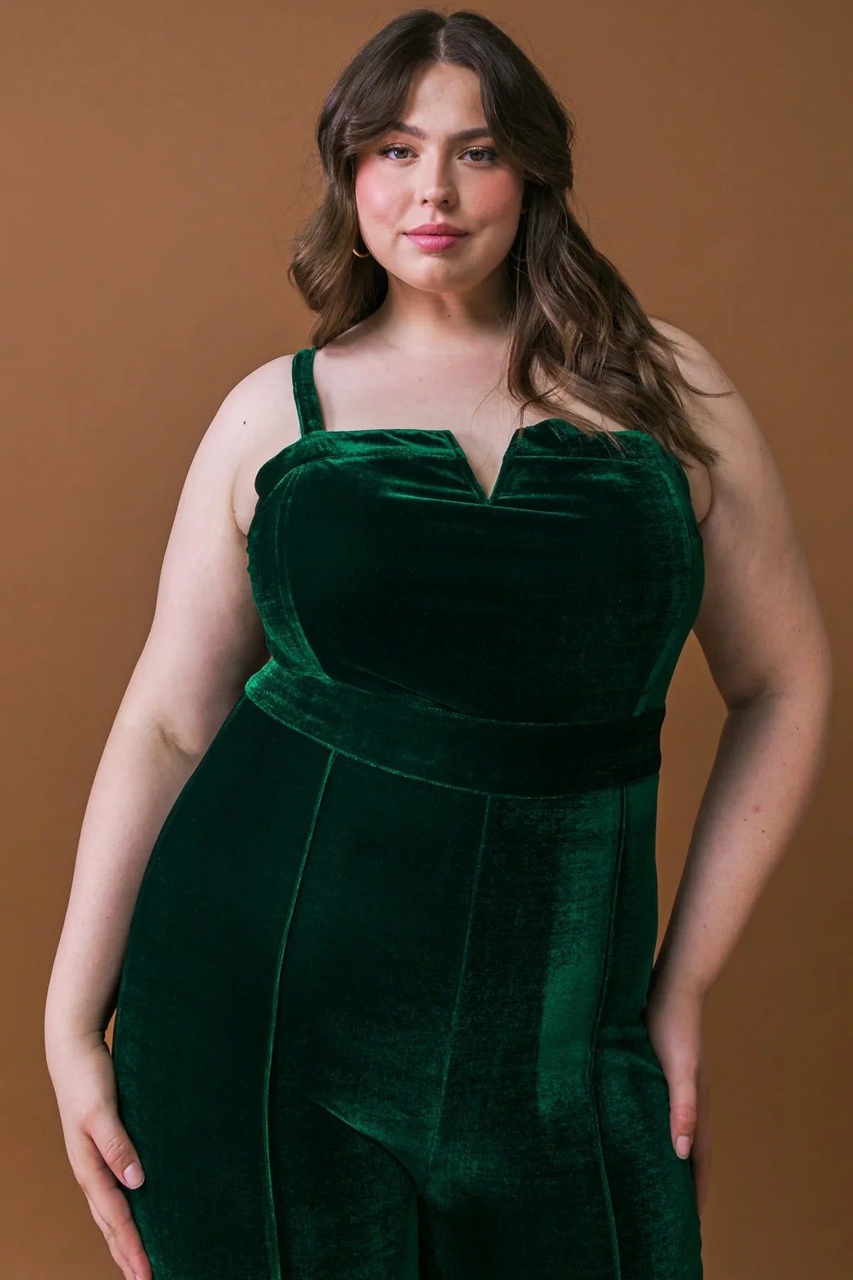 TWILIGHT HOUR VELVET JUMPSUIT