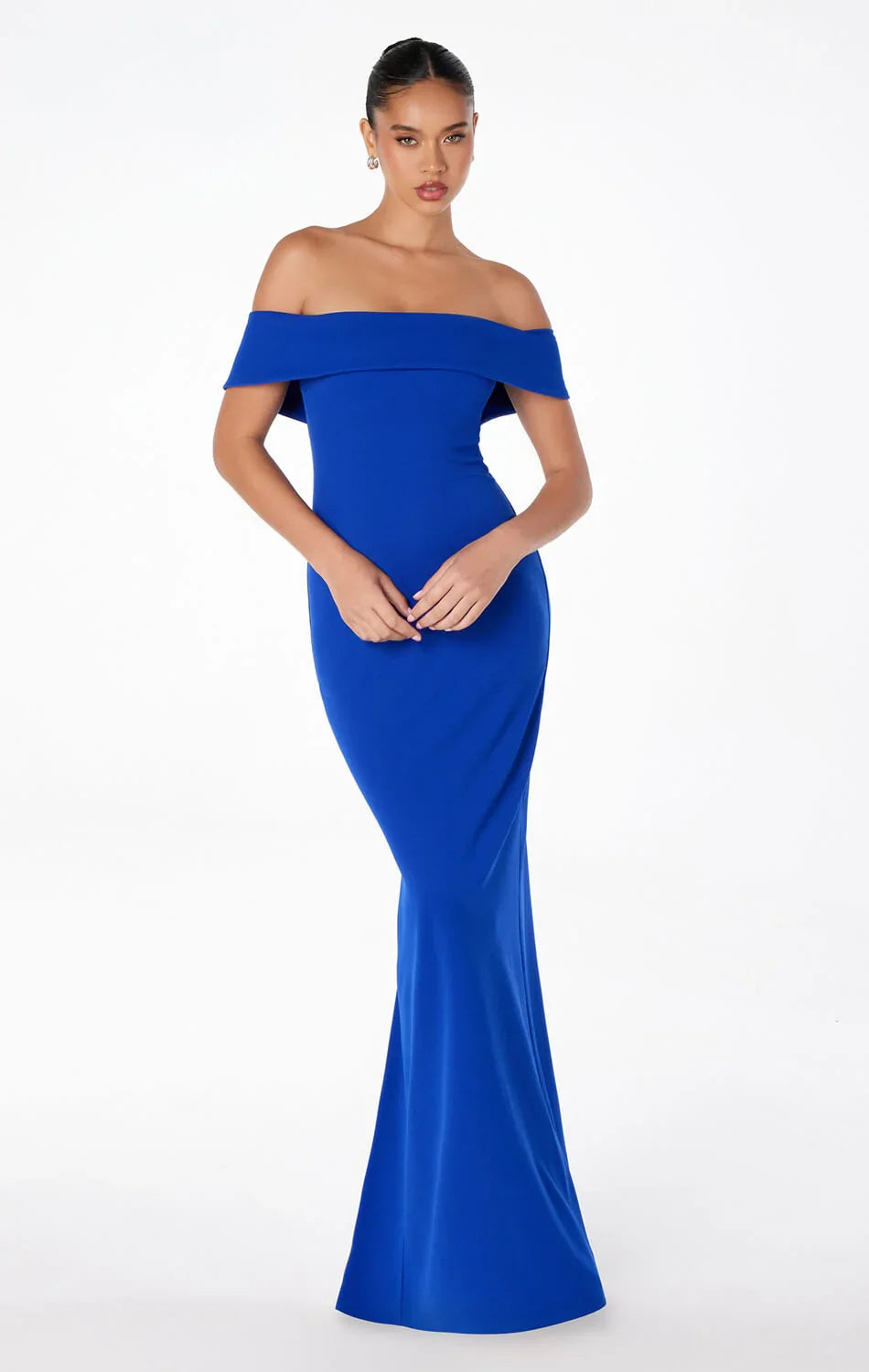 INEZ OFF THE SHOULDER MAXI DRESS