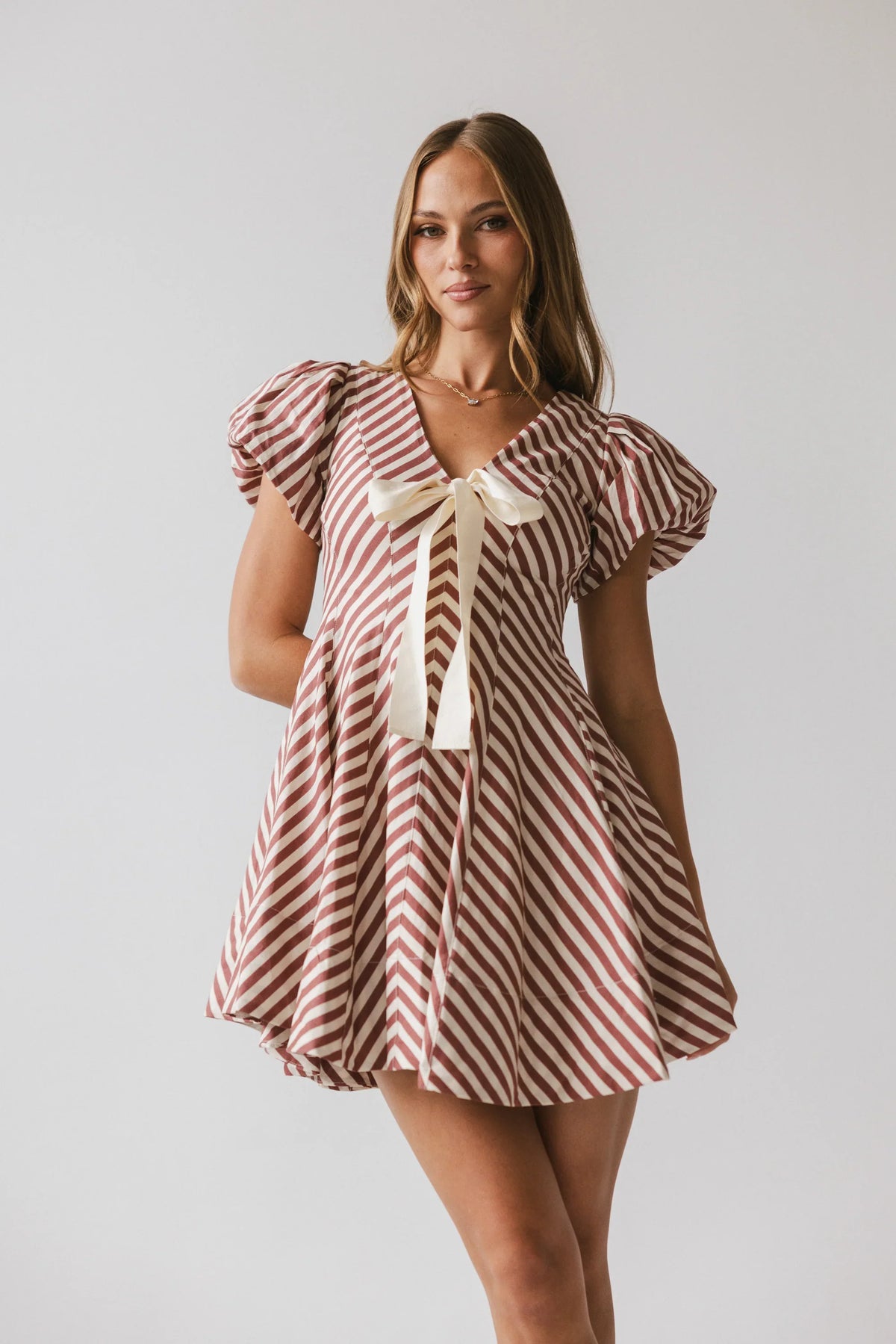 Kai Striped Mini Dress