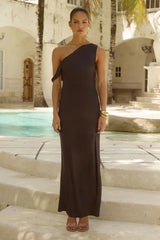 Gia Satin Maxi Dress