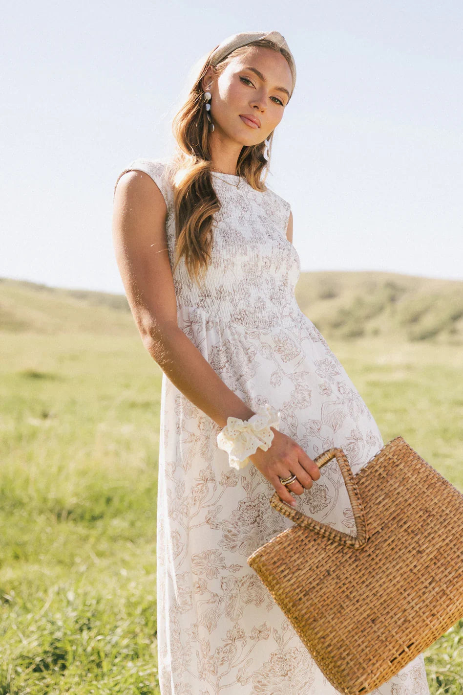 Elias Smocked Maxi Dress