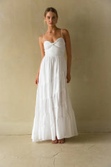 Donna Twist Front Maxi Dress
