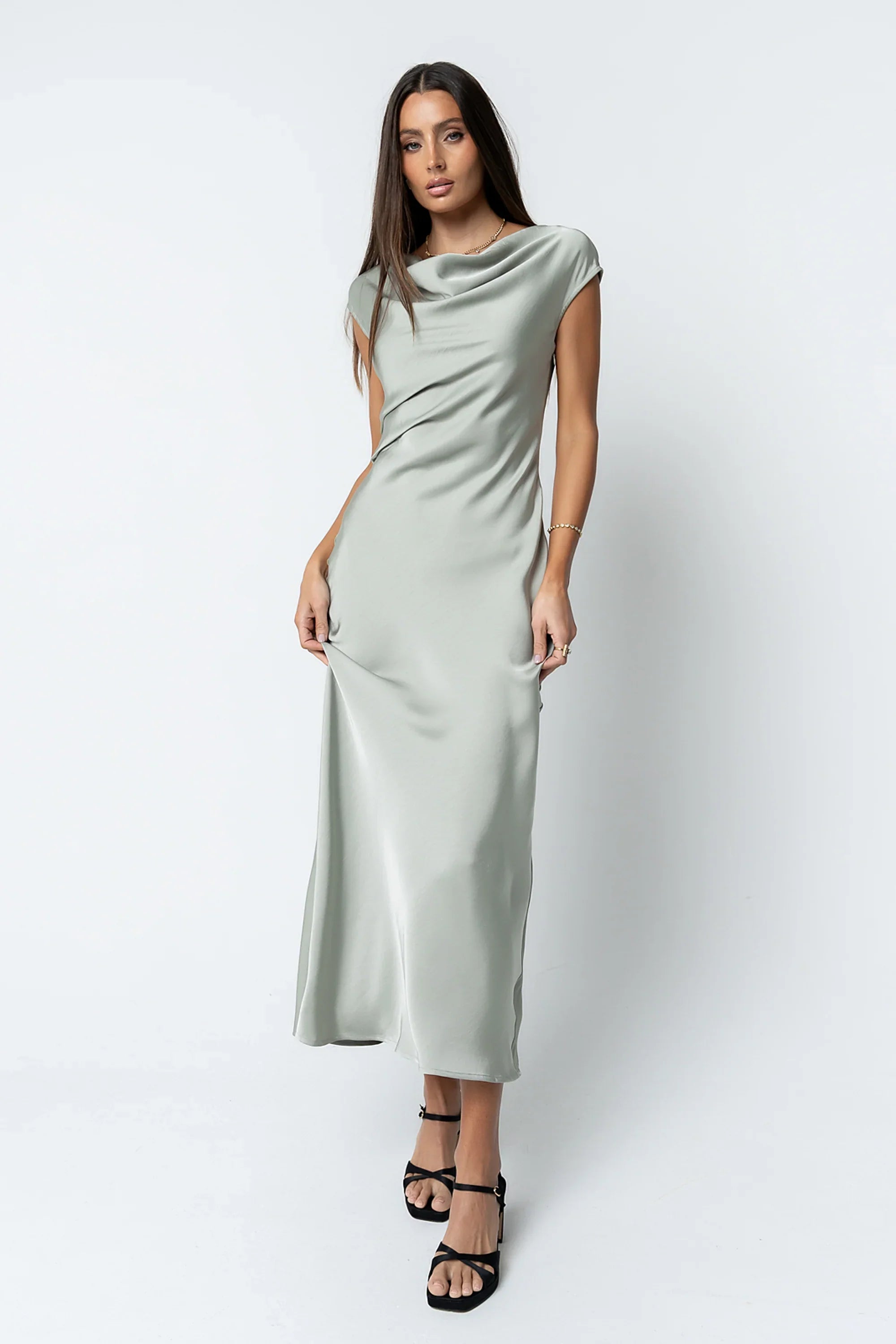 Korri Satin Maxi Dress