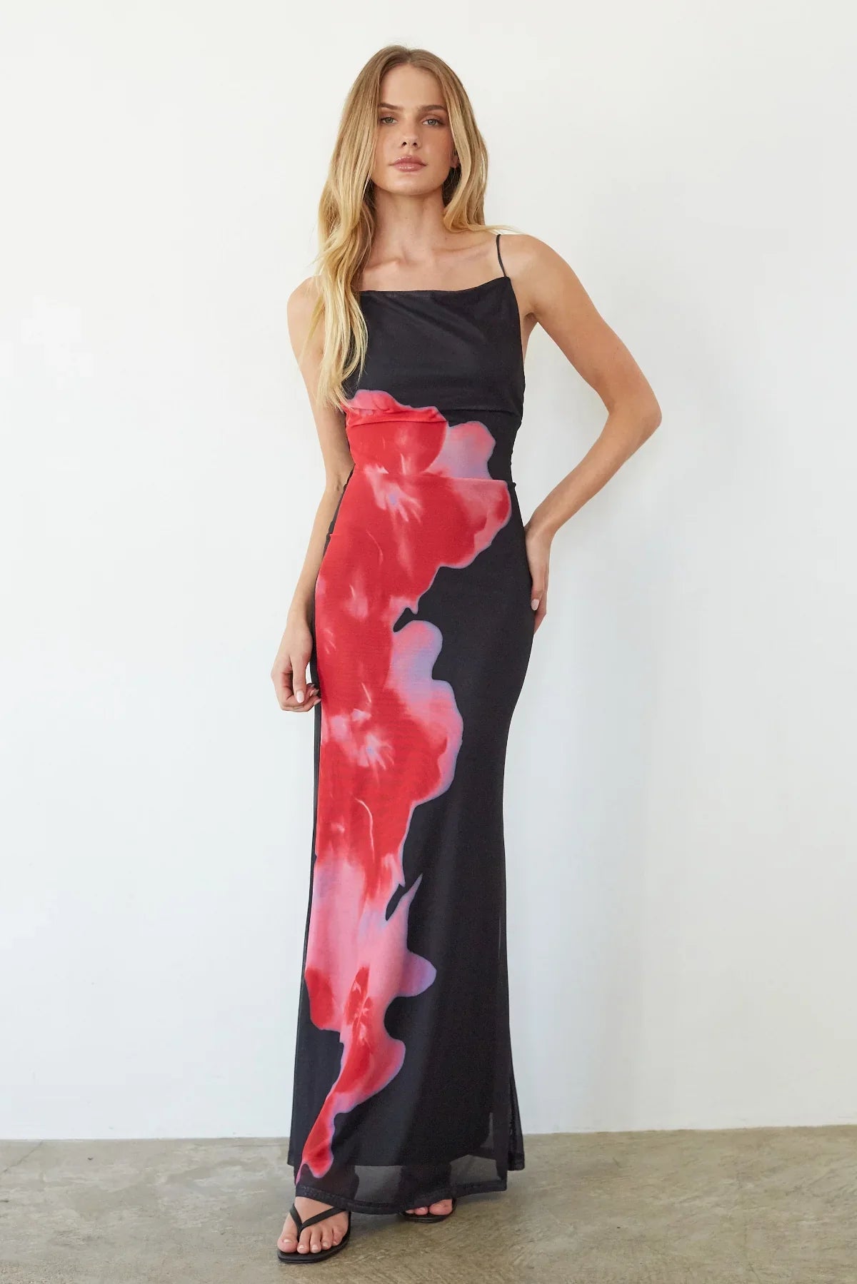 Twila Mesh Maxi Dress