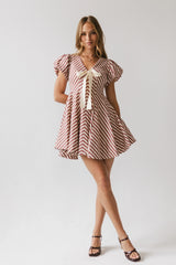 Kai Striped Mini Dress