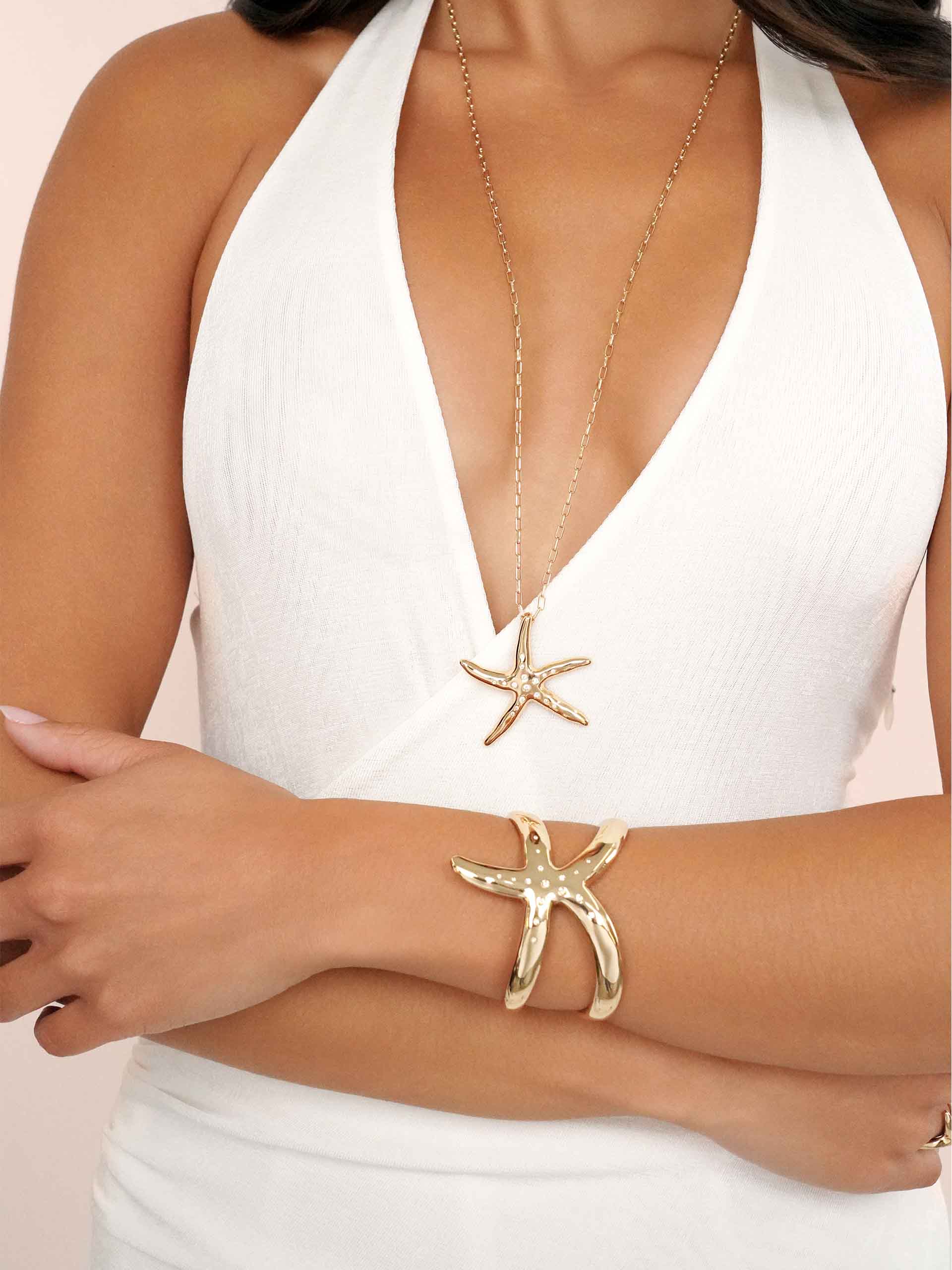 Starfish Luxe Cuff Bracelet