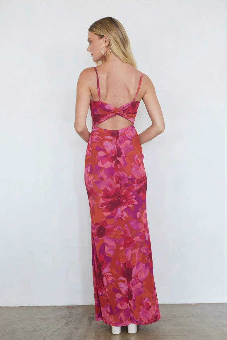 Ysabelle Twist Back Maxi Dress