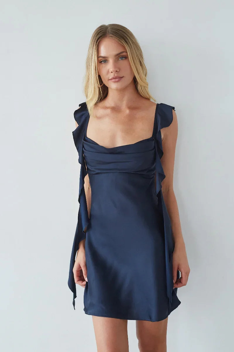 Scheana Ruffle Strap Mini Dress