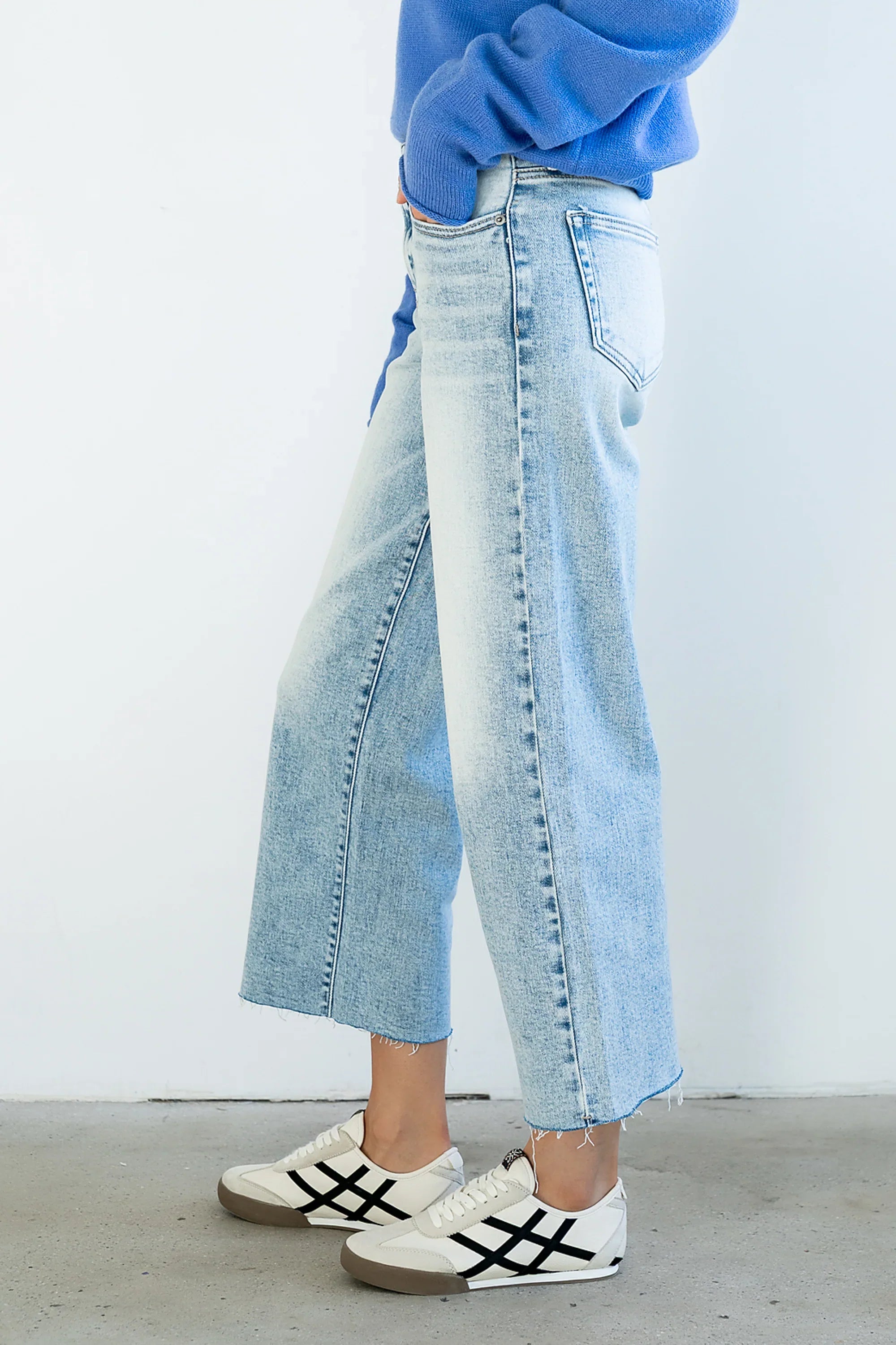 Colette Wide Leg Jeans in Light Wash