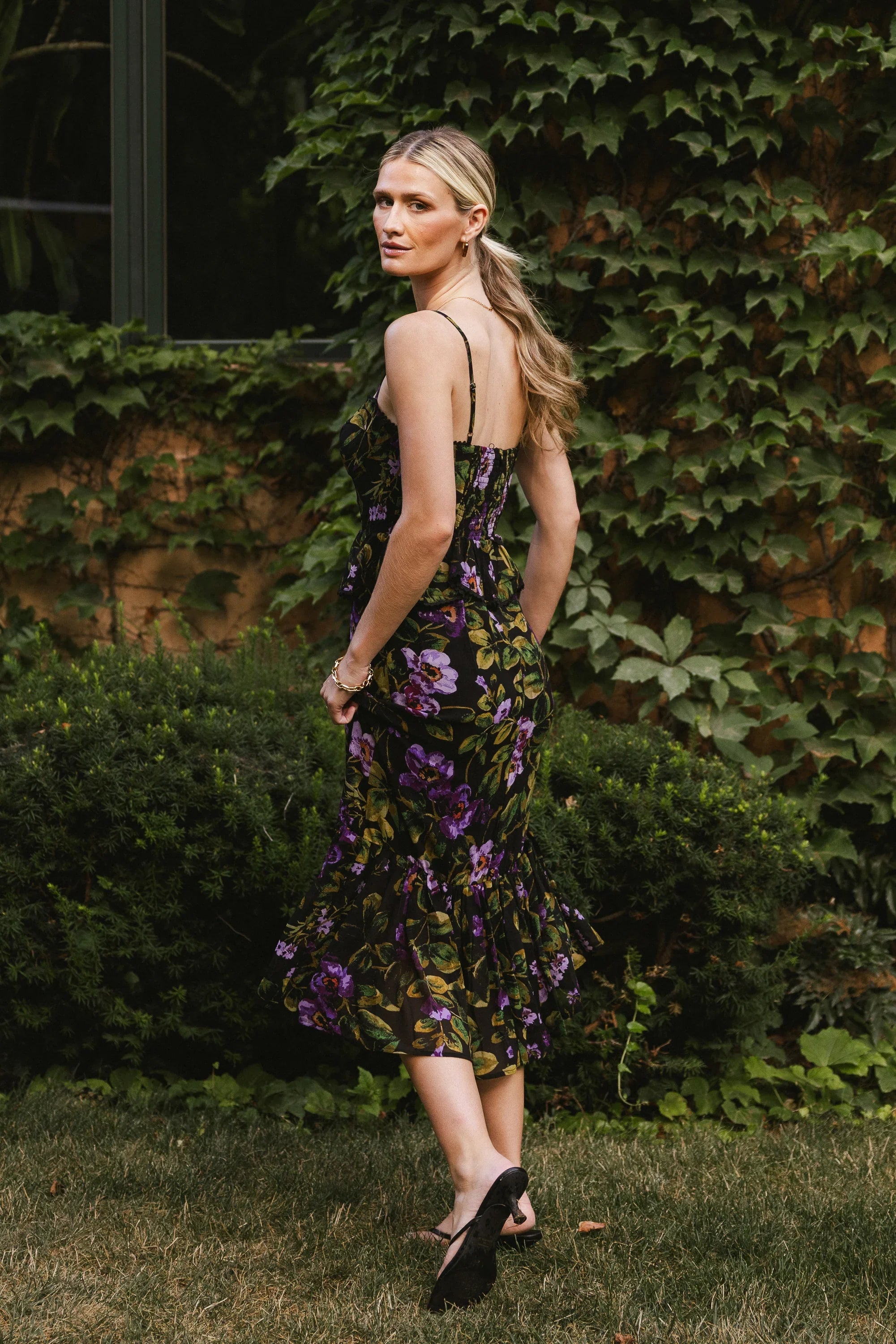 Rory Floral Midi Dress