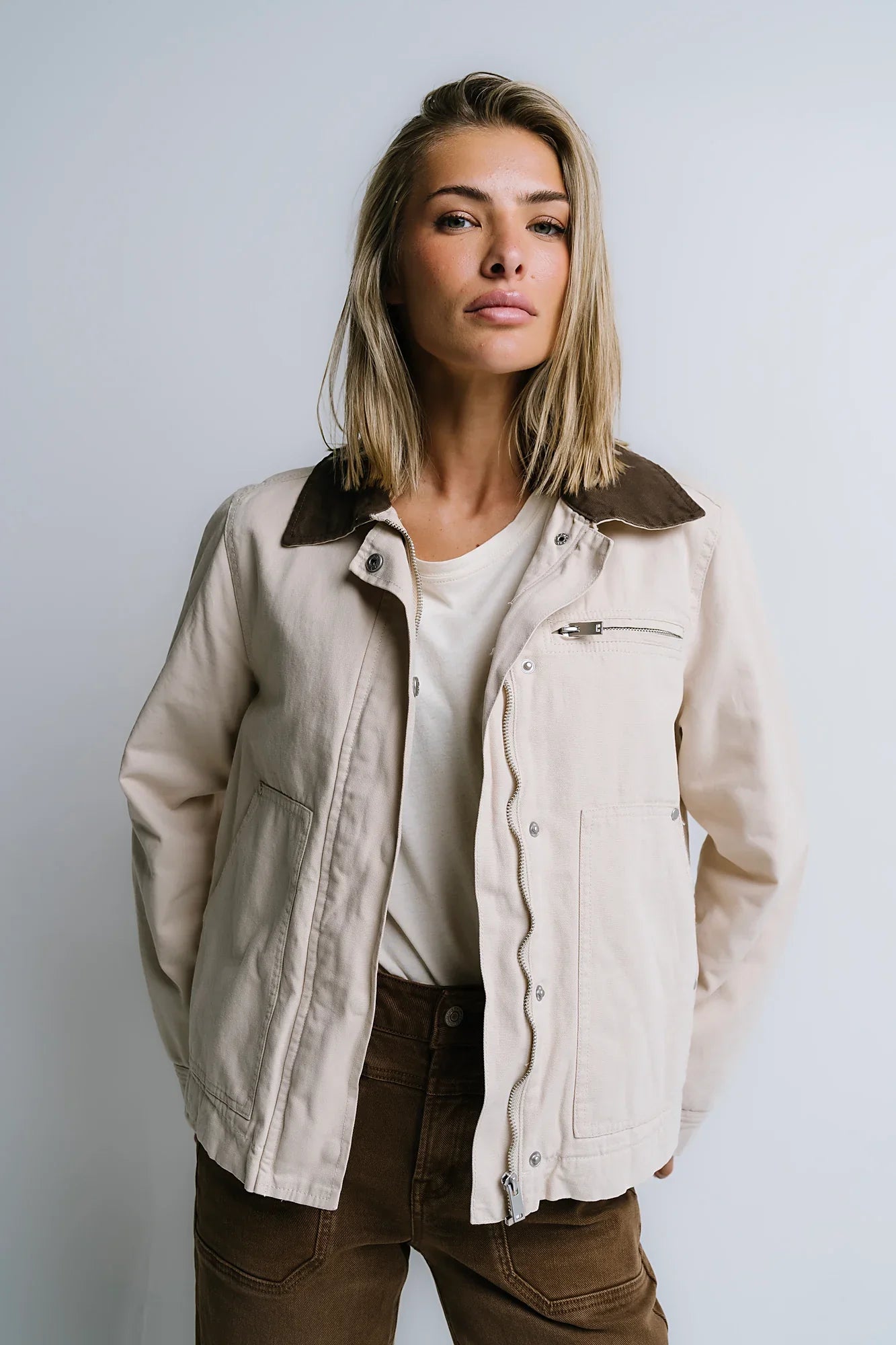 Ember Barn Jacket in Ecru
