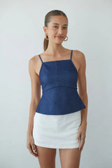Sharen Open Back Tank Top