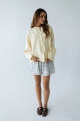 Kaia Knit Cardigan in Butter Yellow