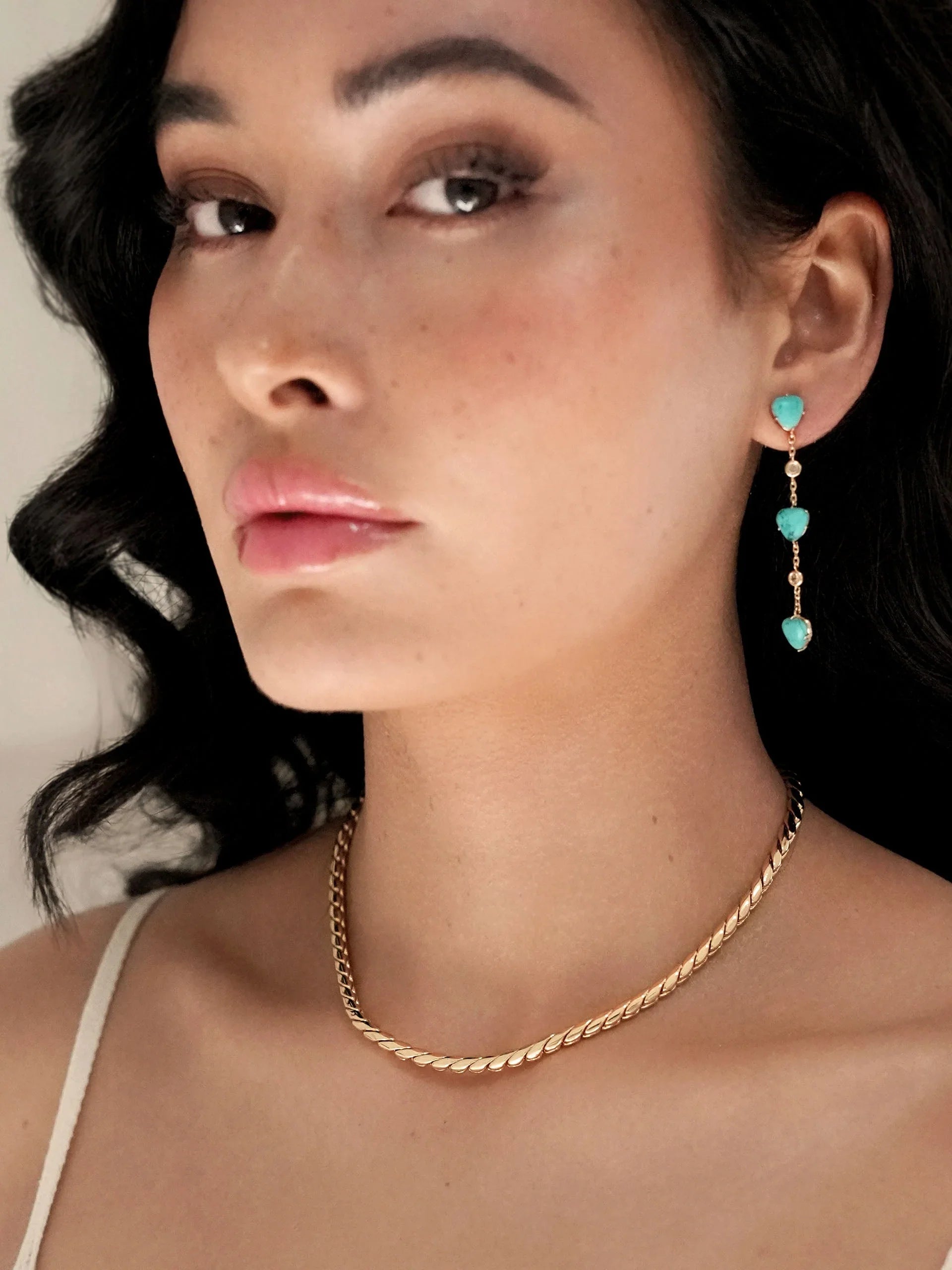 Turquoise Solstice Dangle Earrings