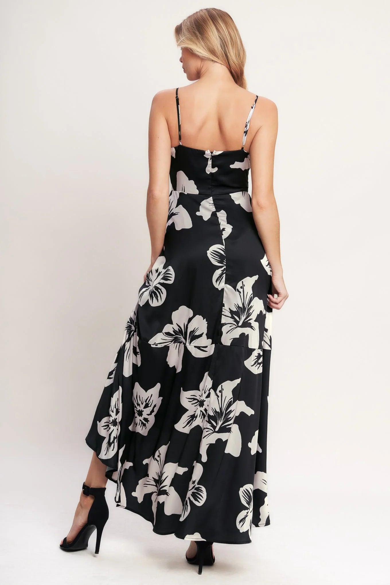 ETERNAL FLORA BLACK MAXI DRESS