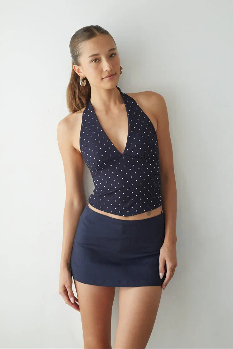 Vic Double Slit Mini Skort
