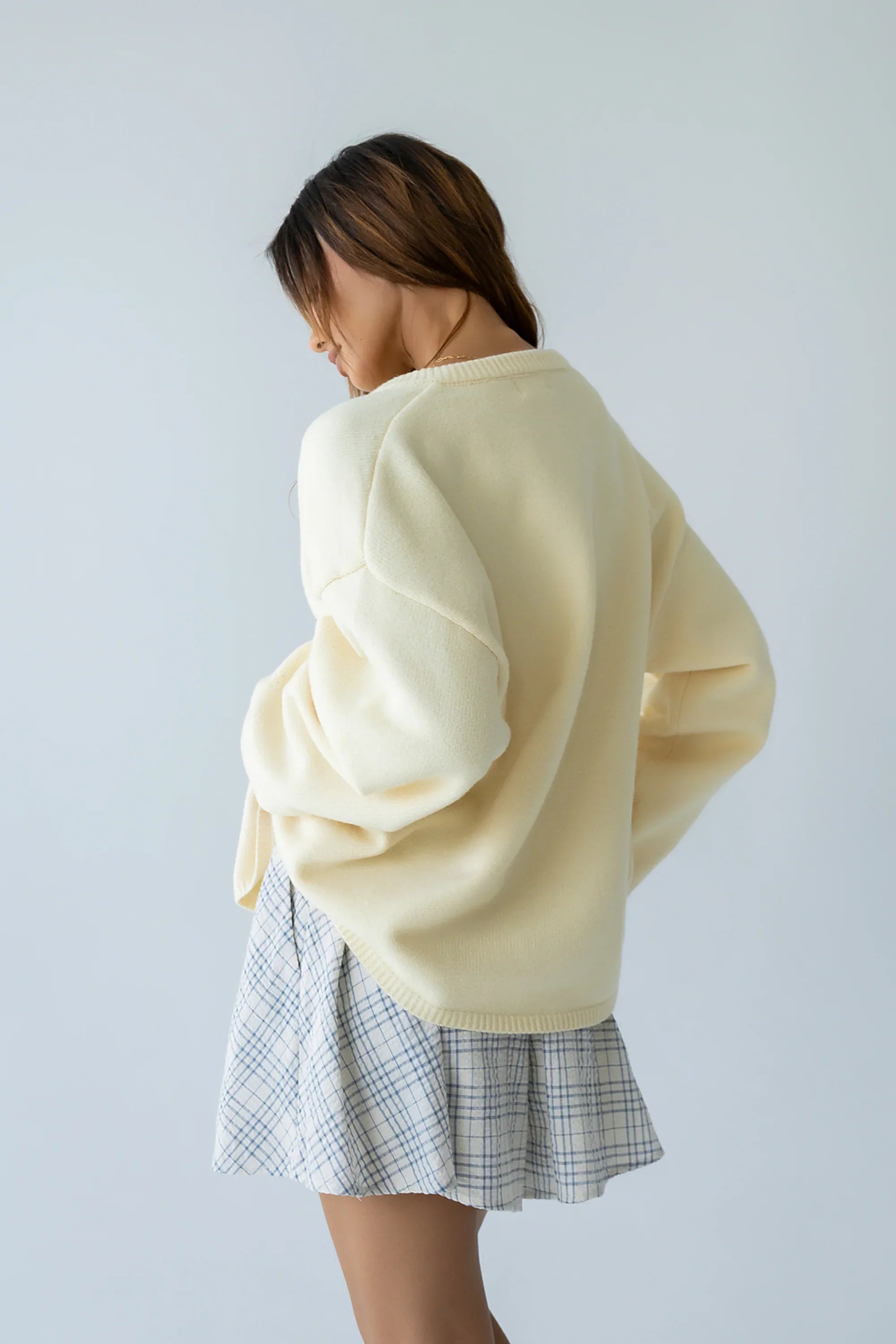 Kaia Knit Cardigan in Butter Yellow
