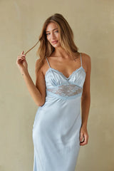 Wendy Lace Trim Maxi Dress