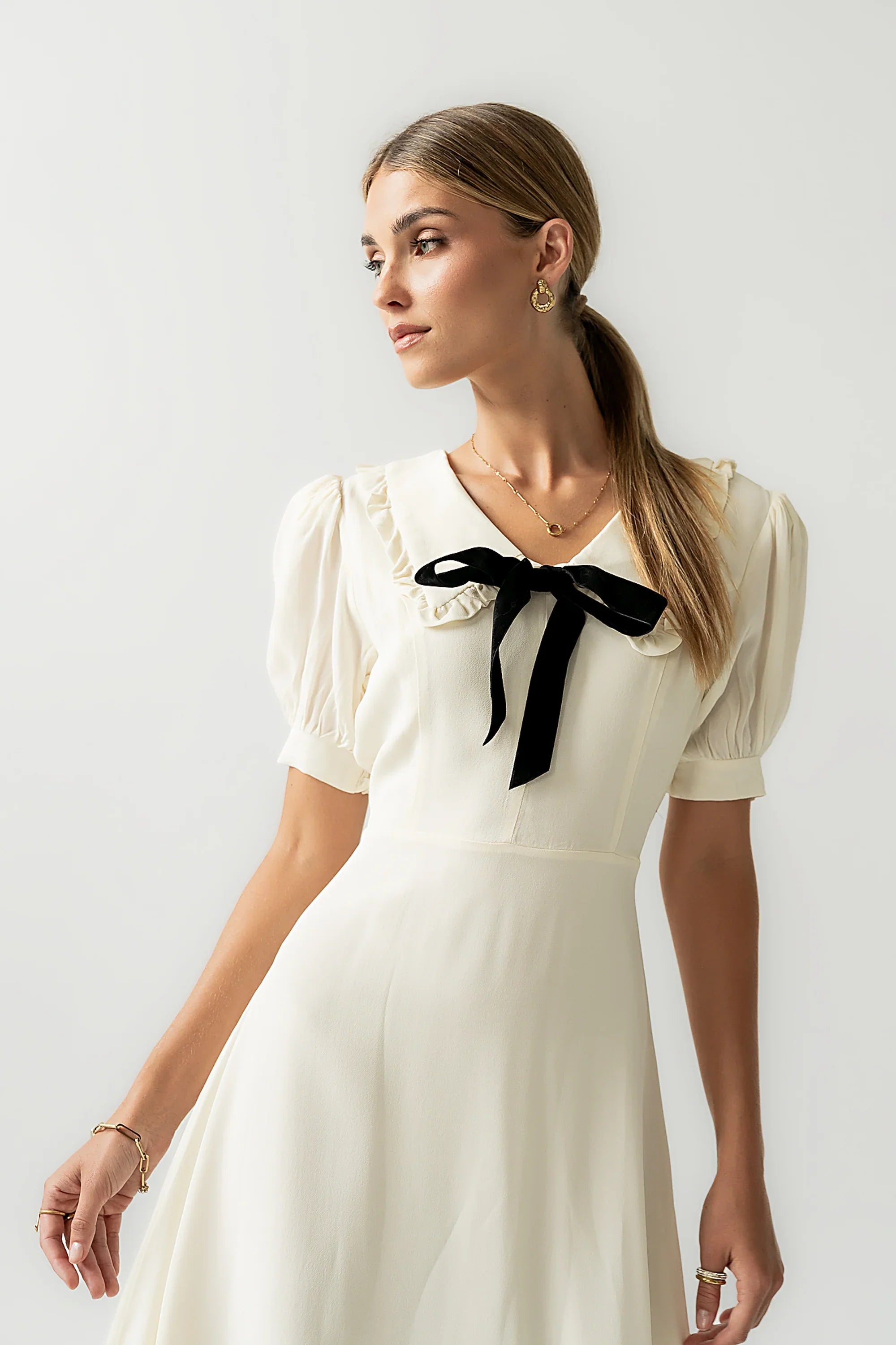 Maren Collared Midi Dress