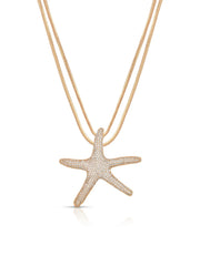 Pavè Starfish Necklace