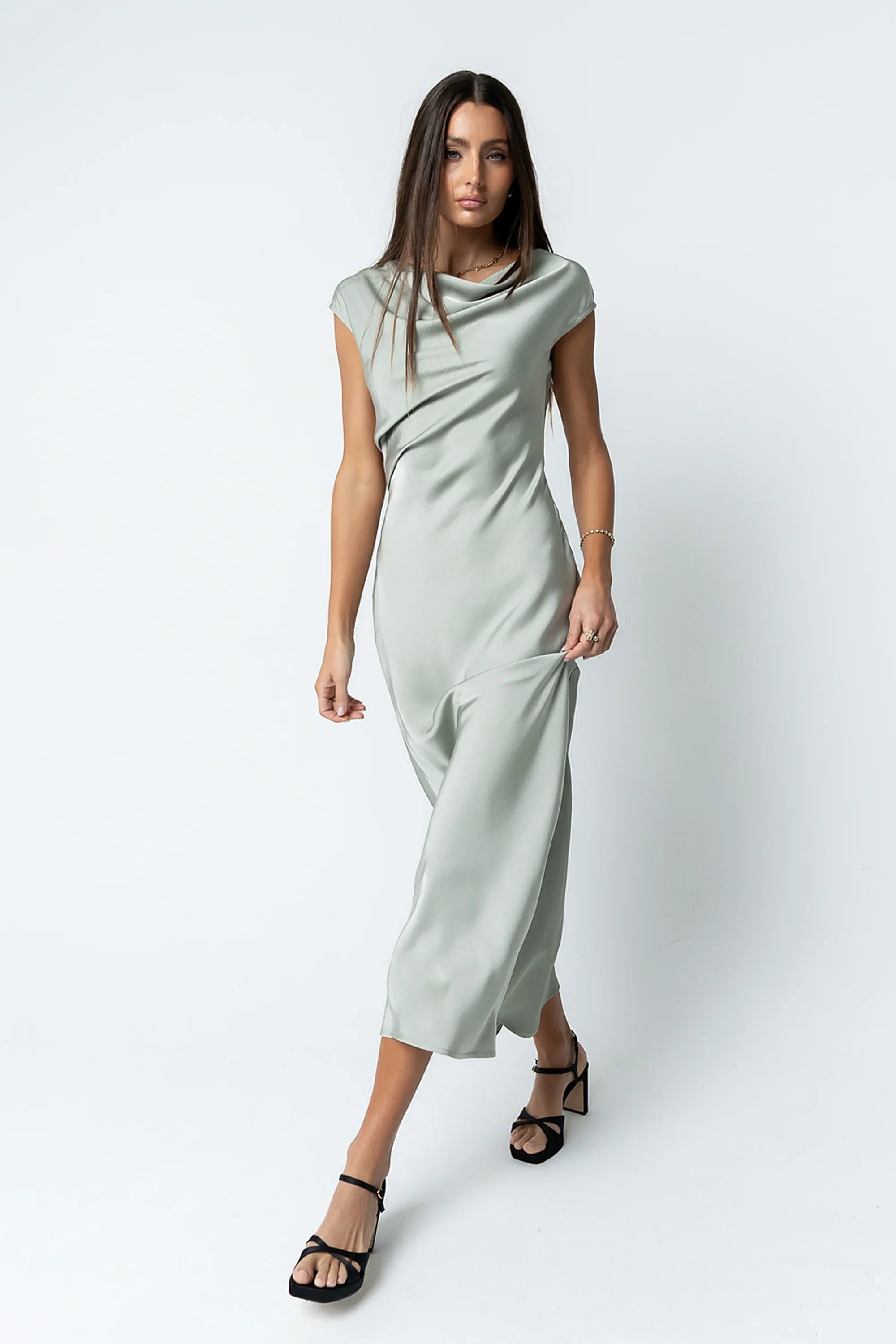 Korri Satin Maxi Dress