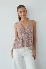 Cely Tie Babydoll Top