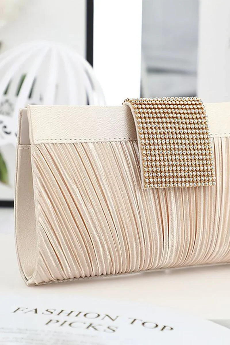 Pink Check Square Handbag