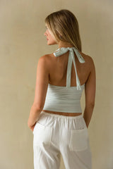 Marin Linen Halter Top