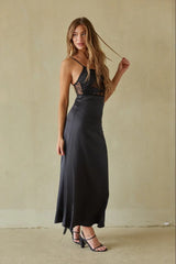 Selma Twist Lace Maxi Dress